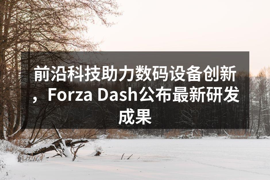 Forza Dash团队在技术研发中